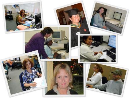 collage of HTC students and staff